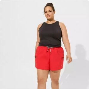 2/$20 Torrid Happy Camper Ripstop Active Cargo Short With Zip 1